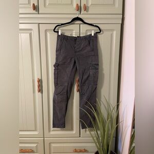 Free People - Washed Black - Size 2 - Low Rise Cargo Pant